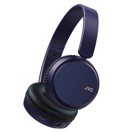 JVC DEEP BASS Wireless Stereo Bluetooth Headphones - BLUE (HA-S36W)