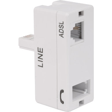AV:LINK ADSL Filter BT Plug to BT Socket & RJ11 Socket
