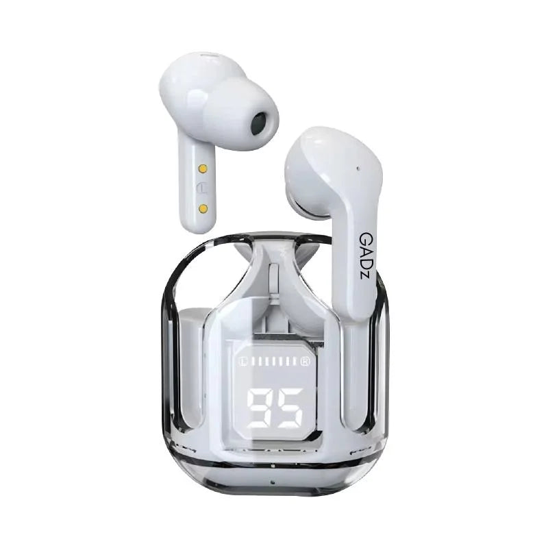 GADz In-Ear Bluetooth Wireless EarBuds 5.3 with LED Display