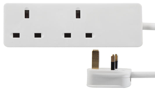 Elpine 2 Socket Extension Lead - 2m, 5m