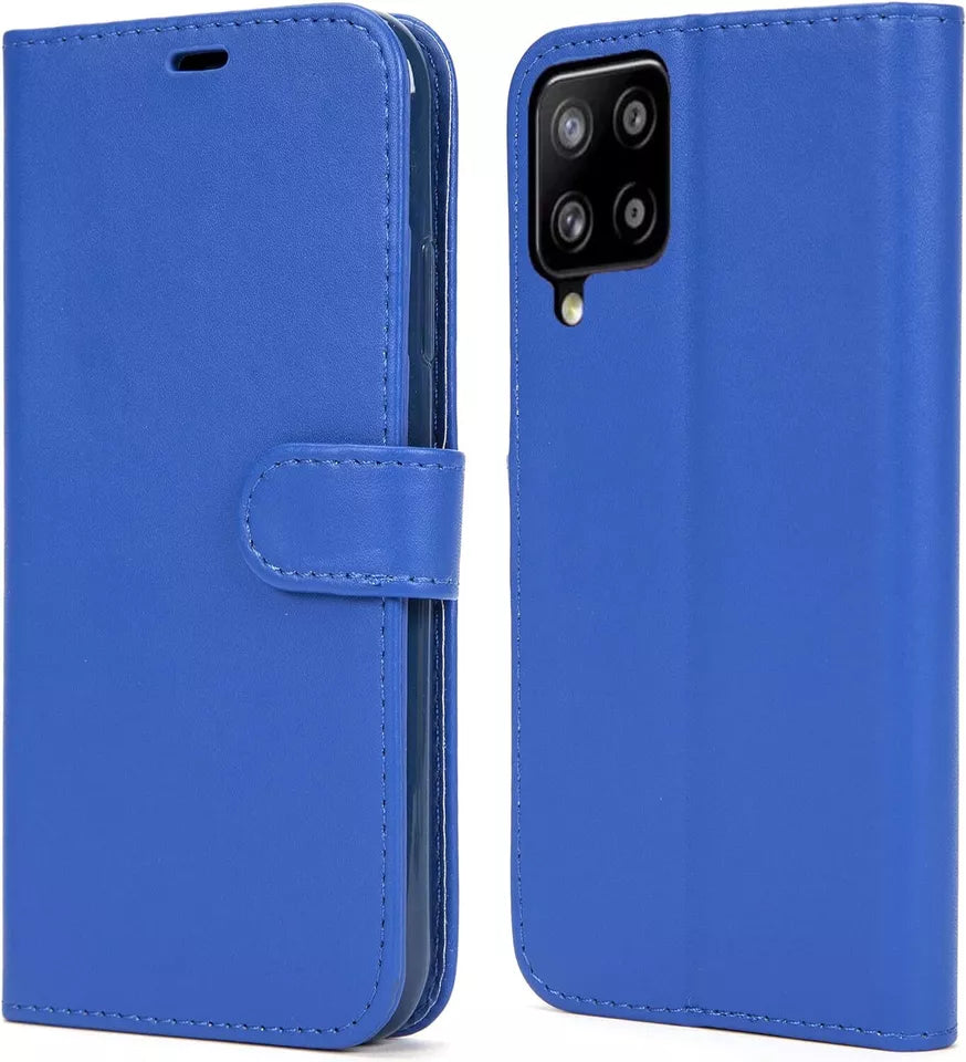 BLUE Flip Book Case with Card Slots for Samsung Galaxy - A Series