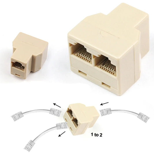 RJ45 Ethernet Splitter - 2 Way