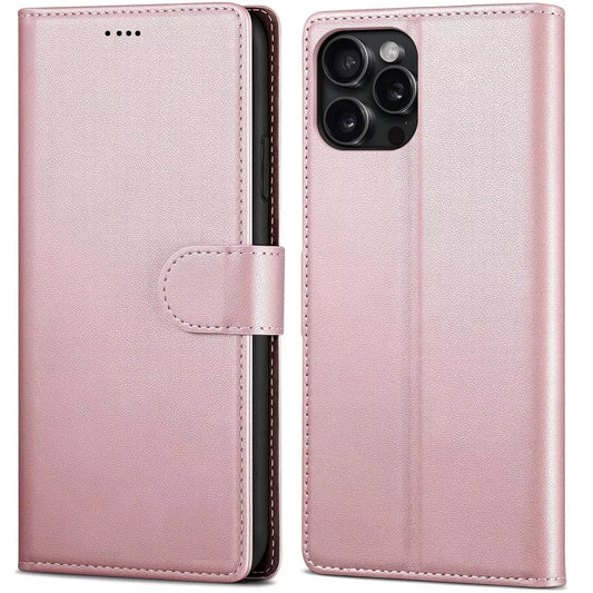 ROSE GOLD Flip Book Case with Card Slots for Apple iPhone - All Models