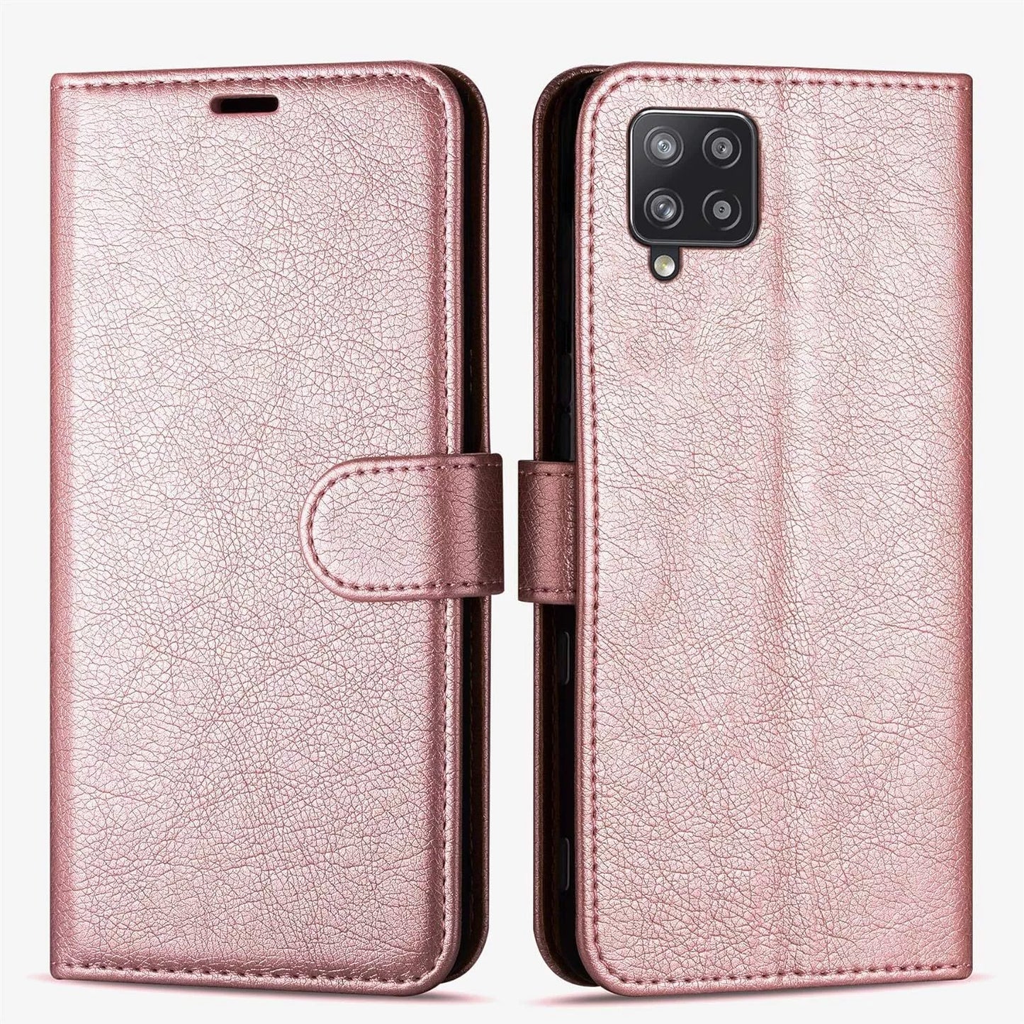ROSE Flip Book Case with Card Slots for Samsung Galaxy - A Series