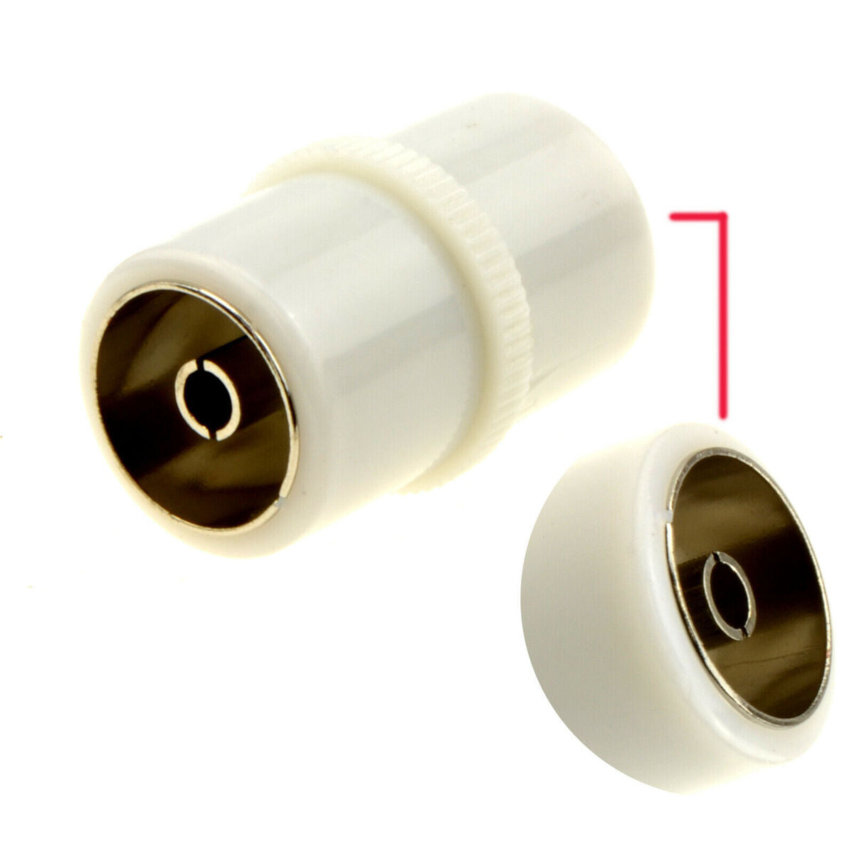 Coaxial Cable In-line Connector - Coupler Female to Female