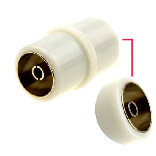 Coaxial Cable In-line Connector - Coupler Female to Female