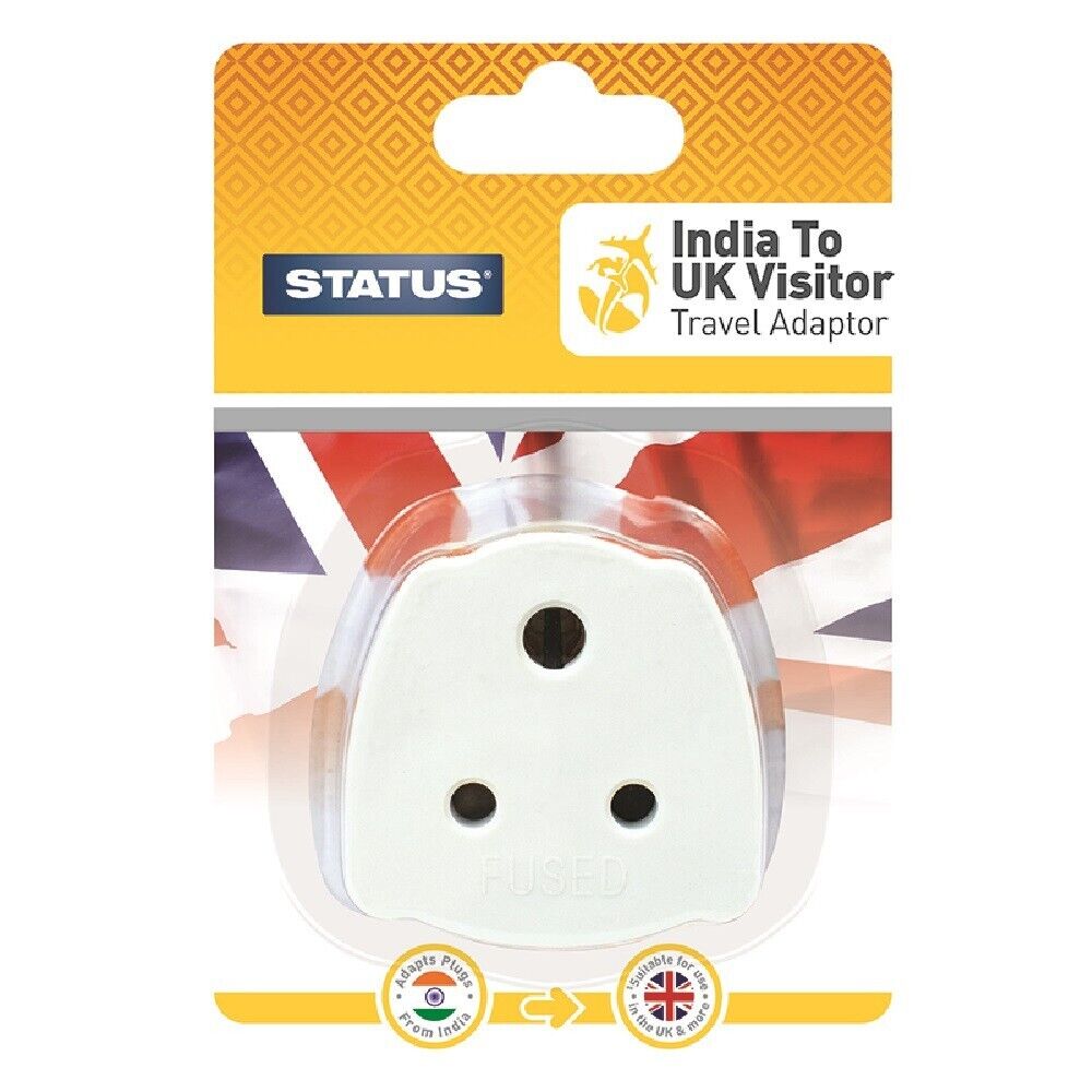 Status India to UK Travel Adaptor