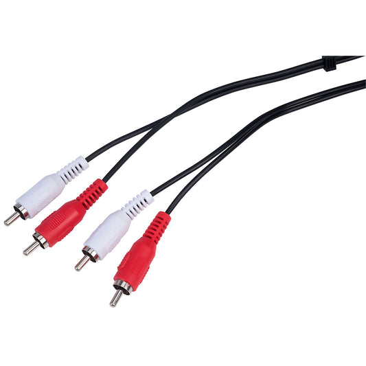 AV:LINK Audio Lead 2RCA to 2RCA RED/WHITE Male - 5m