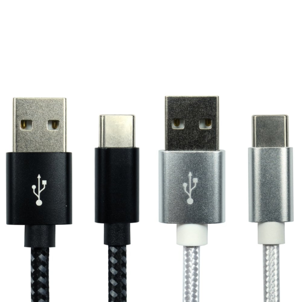 USB-C to USB-A Data & Charger Cable - 3m Braided