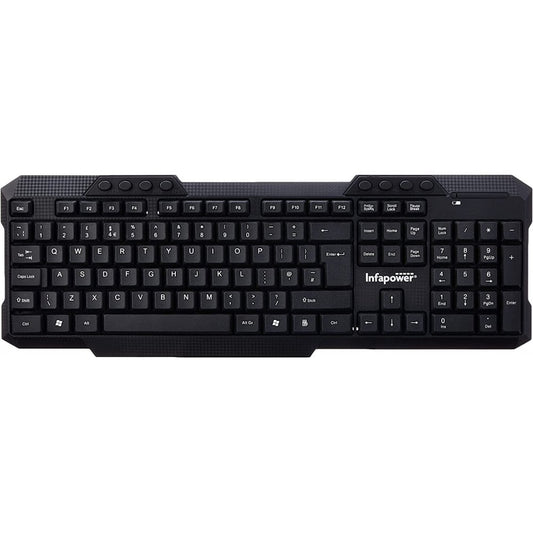 Infapower Full Size Multimedia Wireless Keyboard - X204