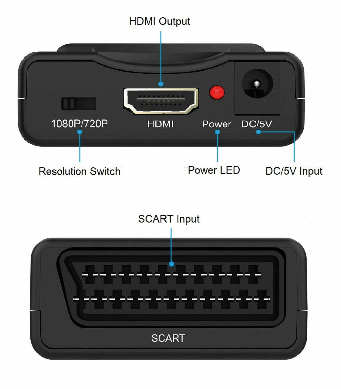 AV:LINK Scart to HDMI Converter - Analogue to Digital