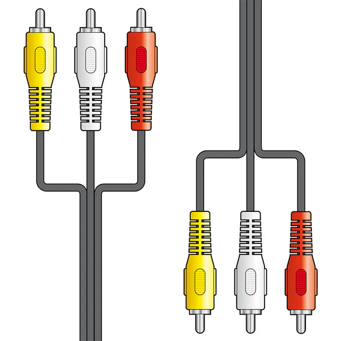 AV:LINK Audio Video Lead 3RCA to 3RCA - 3m