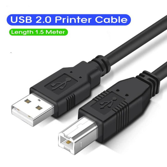 AV:LINK USB-A to USB-B Printer Lead - 1.5m (BLACK) 113.004UK
