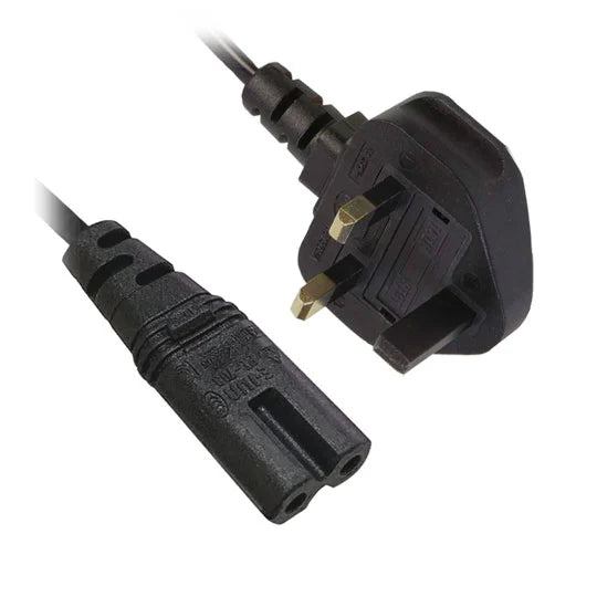 Mercury Figure 8 Lead 3A Mains Power Lead - 1m