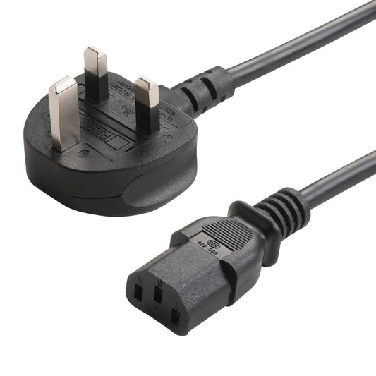 Mercury Kettle Lead IEC 10A Mains Power Lead - 1.5m
