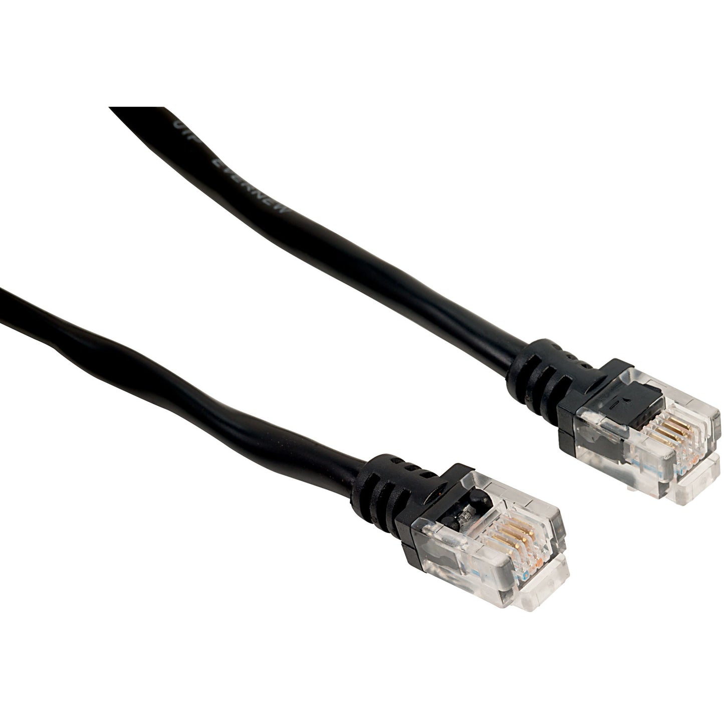 AV:LINK Telephone Modem Lead RJ11 to RJ11 with Adaptor - 3m (BLACK)