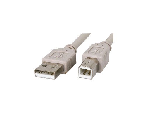 ONE+ USB-A to USB-B Printer Lead - 3m (GREY) B5330